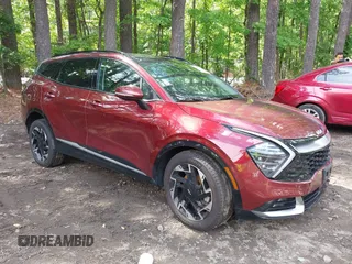 2023 Kia Sportage SX-Prestige with VIN 5XYK5CAF7PG077970, listed as a IAAI auction lot 42318153 with 36,284 mi miles and . Bid and sale history available at DreamBid. Image 1.