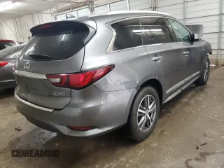 2019 Infiniti QX60 Pure with VIN 5N1DL0MM1KC523479, listed as a Copart auction lot 59895065 with 81,731 mi miles and Salvage title. Bid and sale history available at DreamBid. Image 3.