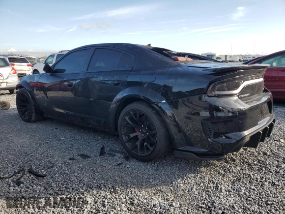 2023 Dodge Charger SRT Hellcat Redeye Widebody with VIN 2C3CDXL98PH553381, listed as a Copart auction lot 42370665 with 18,956 mi miles and Salvage Title. Bid and sale history available at carsss.com. Image 2.