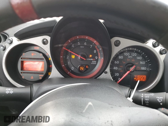 2014 Nissan 370Z Touring with VIN JN1AZ4EH5EM630793, listed as a Copart auction lot 77950484 with 110,229 mi miles and Salvage Title. Bid and sale history available at carsss.com. Image 9.