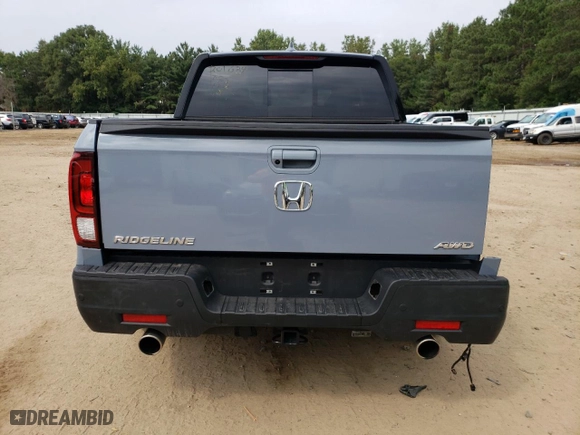 2023 Honda Ridgeline Black Edition with VIN 5FPYK3F83PB060563, listed as a Copart auction lot 67387644 with 8,343 mi miles and Salvage Title. Bid and sale history available at carsss.com. Image 6.
