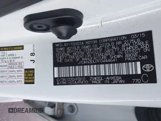 2015 Toyota Prius Four z VIN JTDKN3DU7F0444641, wystawiony jako IAAI lot #40380250 z przebiegiem Nie podano mil oraz . Historia ofert i sprzedaży dostępna na DreamBid. Obrazek 9.