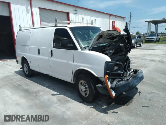 2011 Chevrolet Express Cargo with VIN 1GCWGFBA7B1100172, listed as a IAAI auction lot 36996821 with Not provided miles and . Bid and sale history available at DreamBid. Image 1.