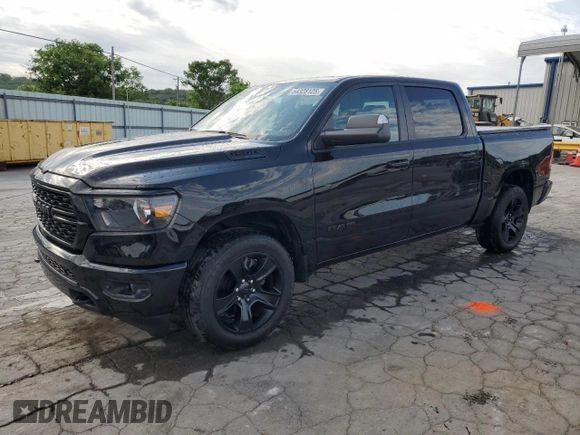 2024 Ram 1500 Big Horn with VIN 1C6SRFFT4RN127862, listed as a Copart auction lot 54328125 with 73,683 mi miles and Clean title. Bid and sale history available at DreamBid. Image 1.