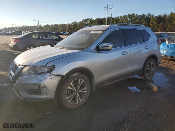 2019 Nissan Rogue SV with VIN 5N1AT2MT9KC793162, listed as a Copart auction lot 46518095 with 71,143 mi miles and Salvage Title. Bid and sale history available at carsss.com. Image 1.