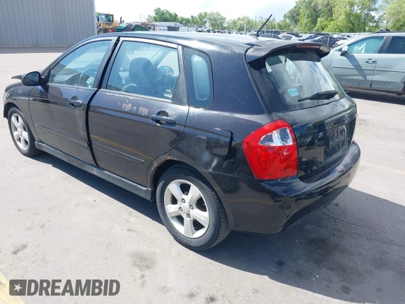 2008 Kia Spectra with VIN KNAFE161285011272, listed as a IAAI auction lot 42303490 with 177,800 mi miles and . Bid and sale history available at DreamBid. Image 3.