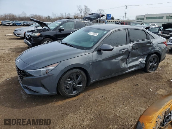 2023 Hyundai Elantra SEL z VIN KMHLM4AG1PU594326, wystawiony jako Copart lot #51171895 z przebiegiem 34 709 mil mil oraz Szkoda całkowita • Salvage title. Historia ofert i sprzedaży dostępna na DreamBid. Obrazek 1.