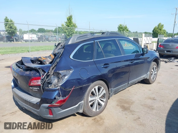 2018 Subaru Outback Limited with VIN 4S4BSENC3J3396004, listed as a IAAI auction lot 42570002 with 80,507 mi miles and . Bid and sale history available at DreamBid. Image 4.