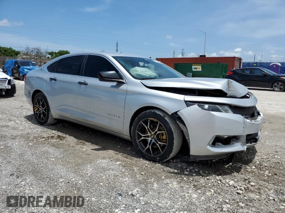 2016 Chevrolet Impala LS with VIN 2G11Z5SA9G9205466, listed as a Copart auction lot 63820635 with 87,772 mi miles and Salvage title. Bid and sale history available at DreamBid. Image 4.