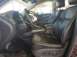 2013 Infiniti JX35 with VIN 5N1AL0MM9DC337002, listed as a Copart auction lot 51002775 with 128,836 mi miles and Salvage Title. Bid and sale history available at carsss.com. Image 7.