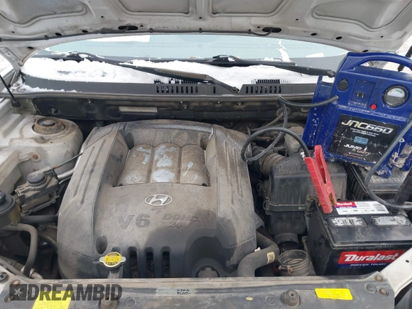 2005 Hyundai Santa Fe GLS with VIN KM8SC73D35U912897, listed as a IAAI auction lot 41401372 with 260,843 mi miles and . Bid and sale history available at DreamBid. Image 10.