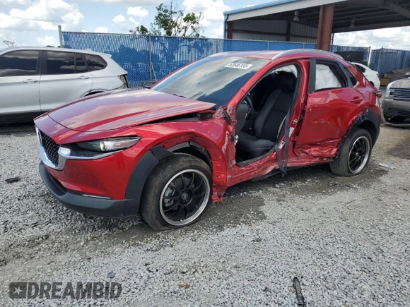 2023 Mazda CX-30 S Carbon Edition с VIN 3MVDMBCM0PM533469, выставлен на аукционе Copart как лот 52646155 с пробегом 22 636 миль миль и На запчасти • Non repairable. История ставок и продаж доступна на DreamBid. Изображение 1.