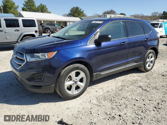 2016 Ford Edge SE with VIN 2FMPK3G9XGBB61300, listed as a Copart auction lot 48024745 with 126,334 mi miles and Salvage title. Bid and sale history available at DreamBid. Image 1.