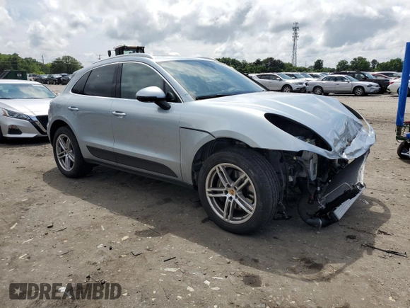 2021 Porsche Macan with VIN WP1AA2A58MLB14290, listed as a Copart auction lot 61235505 with 24,347 mi miles and Salvage title. Bid and sale history available at DreamBid. Image 4.