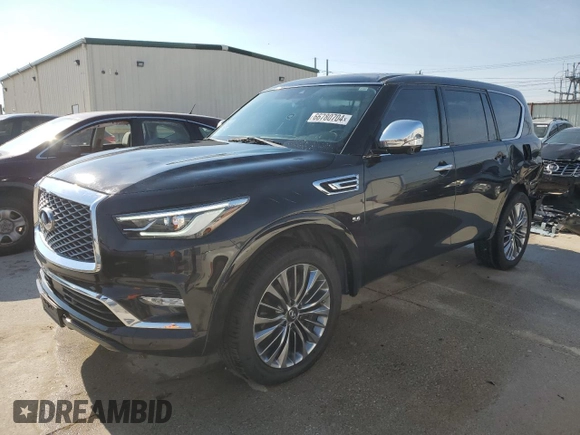 2018 Infiniti QX80 with VIN JN8AZ2NE3J9195104, listed as a Copart auction lot 66780704 with 109,427 mi miles and Clean Title. Bid and sale history available at carsss.com. Image 1.