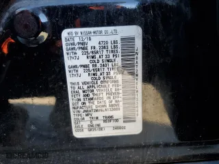 2020 Nissan Rogue SV with VIN JN8AT2MV6LW133669, listed as a Copart auction lot 48736565 with 212,926 mi miles and Salvage Title. Bid and sale history available at carsss.com. Image 13.