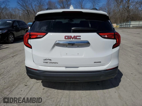 2020 GMC Terrain SLE z VIN 3GKALTEV5LL306303, wystawiony jako Copart lot #50384115 z przebiegiem Nie podano mil oraz Szkoda całkowita • Salvage title. Historia ofert i sprzedaży dostępna na DreamBid. Obrazek 6.