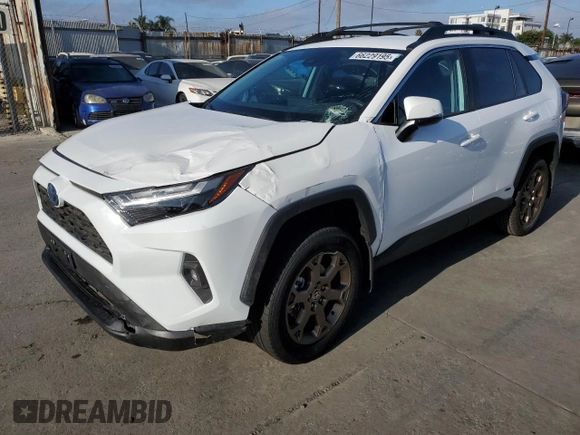 2023 Toyota RAV4 Hybrid XLE with VIN 2T3UWRFV2PW175962, listed as a Copart auction lot 66229195 with 9,944 mi miles and Salvage title. Bid and sale history available at DreamBid. Image 1.