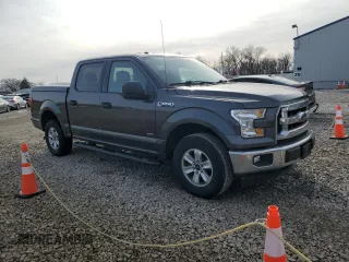 2017 Ford F-150 XL with VIN 1FTEW1EG4HFB90149, listed as a Copart auction lot 42820525 with 110,960 mi miles and Salvage Title. Bid and sale history available at carsss.com. Image 4.