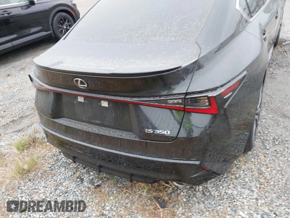 2022 Lexus IS 350 F Sport with VIN JTHGZ1B25N5049860, listed as a IAAI auction lot 42174458 with 35,384 mi miles and . Bid and sale history available at DreamBid. Image 16.