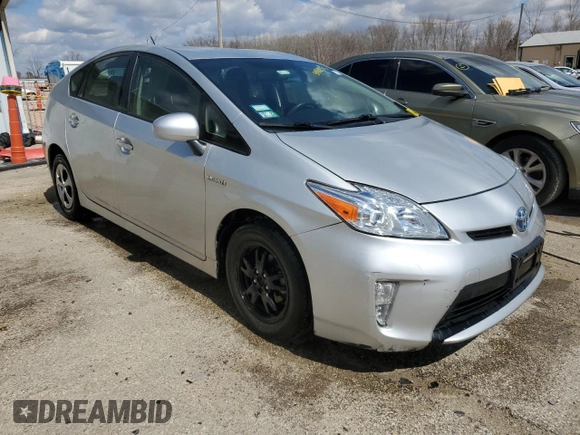2015 Toyota Prius Four with VIN JTDKN3DU7F0398101, listed as a Copart auction lot 50812985 with 61,878 mi miles and Salvage Title. Bid and sale history available at carsss.com. Image 4.