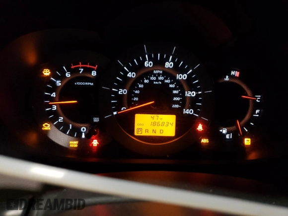 2012 Toyota RAV4 with VIN 2T3ZF4DV5CW113946, listed as a Copart auction lot 53923285 with 186,834 mi miles and Salvage Title. Bid and sale history available at carsss.com. Image 9.