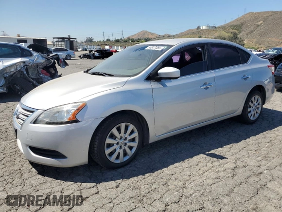 2015 Nissan Sentra SV with VIN 3N1AB7AP6FL678964, listed as a Copart auction lot 54917385 with 105,083 mi miles and Salvage Title. Bid and sale history available at DreamBid. Image 1.