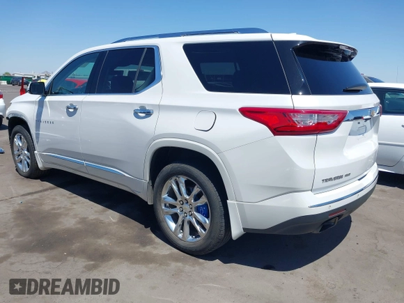 2018 Chevrolet Traverse High Country with VIN 1GNEVKKW1JJ146141, listed as a IAAI auction lot 42047230 with 93,199 mi miles. Bid and sale history available at carsss.com. Image 3.