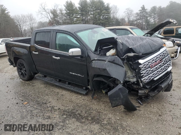 2022 GMC Canyon 4WD Denali with VIN 1GTG6EEN8N1124601, listed as a Copart auction lot 83953604 with 26,045 mi miles and Salvage Title. Bid and sale history available at carsss.com. Image 4.