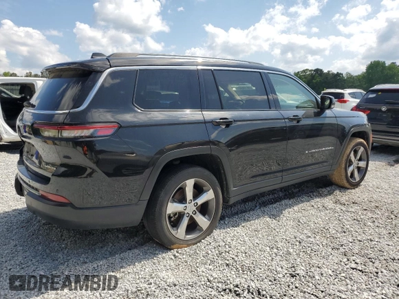2021 Jeep Grand Cherokee Limited with VIN 1C4RJKBG8M8166218, listed as a Copart auction lot 56150405 with 63,565 mi miles and Clean Title. Bid and sale history available at DreamBid. Image 3.