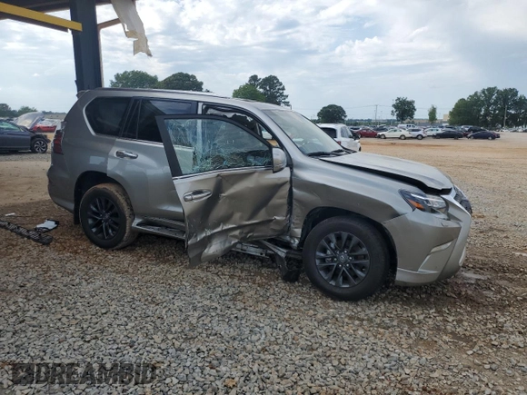 2023 Lexus GX 460 Premium with VIN JTJAM7BX6P5360217, listed as a Copart auction lot 57047215 with 30,741 mi miles and Salvage title. Bid and sale history available at DreamBid. Image 4.