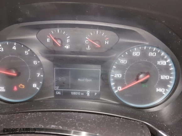 2018 Chevrolet Equinox LT with VIN 3GNAXSEVXJL112817, listed as a IAAI auction lot 41323928 with 108,010 mi miles. Bid and sale history available at carsss.com. Image 7.