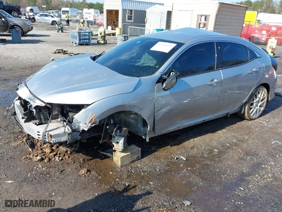 2019 Honda Civic Hatchback LX with VIN SHHFK7H36KU222413, listed as a IAAI auction lot 41536621 with NaN miles. Bid and sale history available at carsss.com. Image 2.