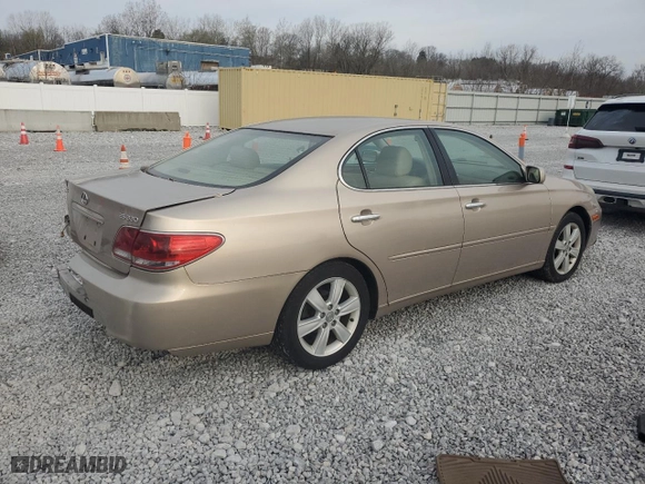 2005 Lexus ES 330 with VIN JTHBA30G155058485, listed as a Copart auction lot 53052765 with 116,921 mi miles and Clean Title. Bid and sale history available at carsss.com. Image 3.