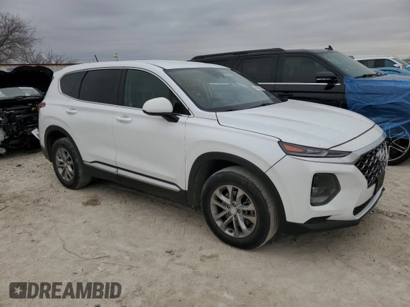 2020 Hyundai Santa Fe SE with VIN 5NMS23AD7LH216034, listed as a Copart auction lot 46503965 with 47,332 mi miles and Salvage Title. Bid and sale history available at carsss.com. Image 4.