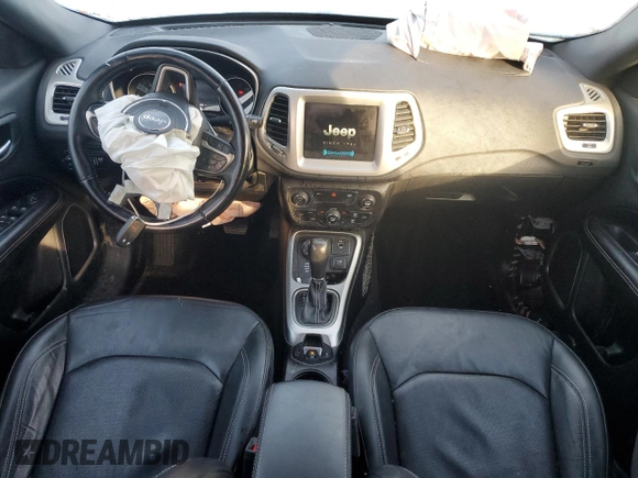 2021 Jeep Compass 80th Anniversary with VIN 3C4NJDEB0MT594957, listed as a Copart auction lot 88658715 with 87,360 mi miles and Salvage title. Bid and sale history available at DreamBid. Image 8.