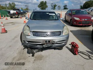 2003 Infiniti G35 w/Leather with VIN JNKCV51E33M315912, listed as a Copart auction lot 72237084 with Not Provided miles and Salvage Title. Bid and sale history available at DreamBid. Image 5.