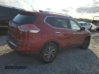 2014 Nissan Rogue SL with VIN 5N1AT2MV2EC835936, listed as a Copart auction lot 78855544 with 0 mi miles and Salvage Title. Bid and sale history available at carsss.com. Image 3.