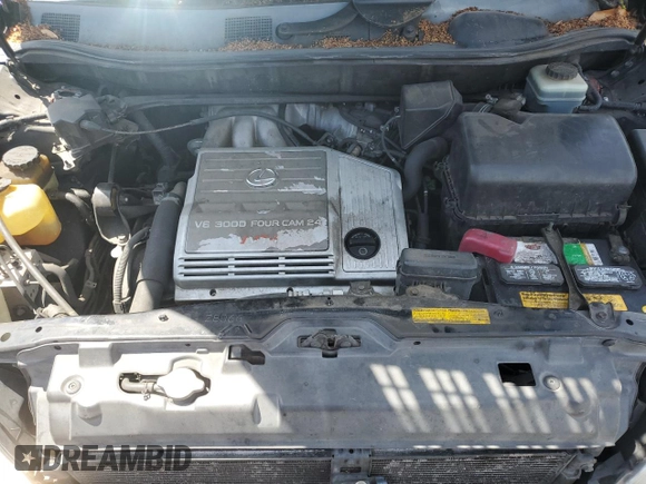 2002 Lexus RX 300 with VIN JTJGF10U620120584, listed as a Copart auction lot 58073225 with 163,391 mi miles and Clean title. Bid and sale history available at DreamBid. Image 12.