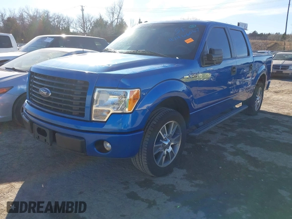 2014 Ford F-150 XL with VIN 1FTFW1CF6EKD90807, listed as a IAAI auction lot 41466067 with 127,686 mi miles. Bid and sale history available at carsss.com. Image 18.