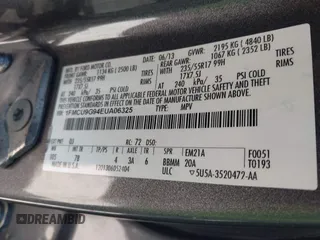 2014 Ford Escape SE с VIN 1FMCU9G94EUA06325, выставлен на аукционе IAAI как лот 42075667 с пробегом 157 523 миль миль и . История ставок и продаж доступна на DreamBid. Изображение 9.