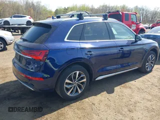 2021 Audi Q5 Premium Plus with VIN WA1BAAFY9M2025847, listed as a IAAI auction lot 42094549 with 101,517 mi miles and . Bid and sale history available at DreamBid. Image 4.