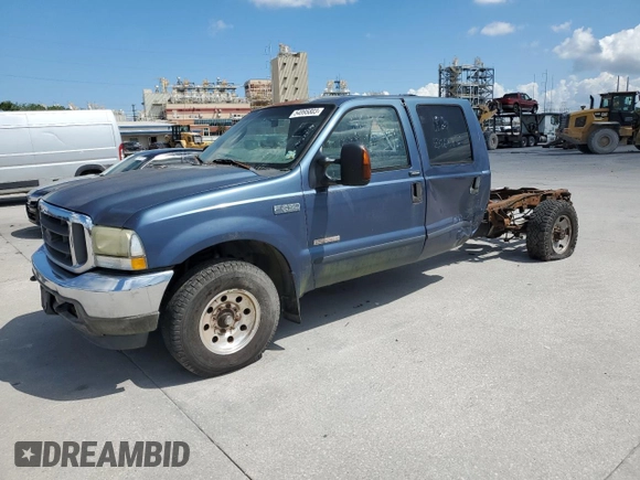 2004 Ford F-250 XL with VIN 1FTNW20P44EA58523, listed as a Copart auction lot 83796734 with Not provided miles and Non repairable. Bid and sale history available at DreamBid. Image 1.