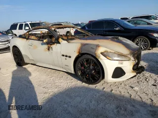 2018 Maserati GranTurismo Convertible Sport with VIN ZAM45VMA4J0308739, listed as a Copart auction lot 78273534 with 0 mi miles and Non Repairable. Bid and sale history available at carsss.com. Image 4.