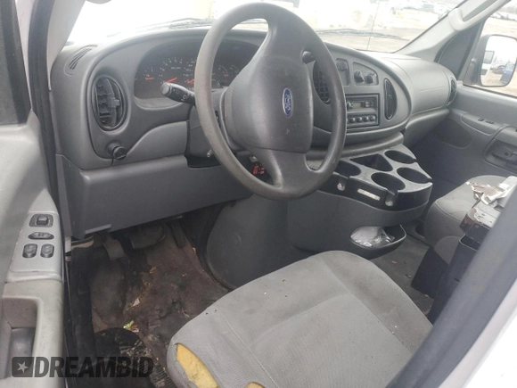 2008 Ford Econoline Cargo Commercial z VIN 1FTNE24L78DB58430, wystawiony jako Copart lot #87363034 z przebiegiem Nie podano mil oraz Szkoda całkowita • Salvage title. Historia ofert i sprzedaży dostępna na DreamBid. Obrazek 8.