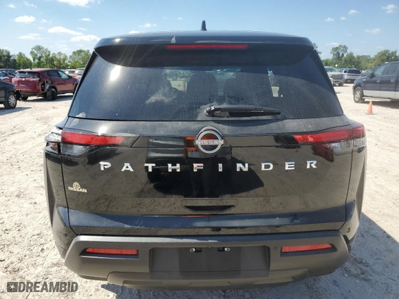2023 Nissan Pathfinder S with VIN 5N1DR3AA9PC248736, listed as a Copart auction lot 74374624 with 14,354 mi miles and Salvage Title. Bid and sale history available at carsss.com. Image 6.