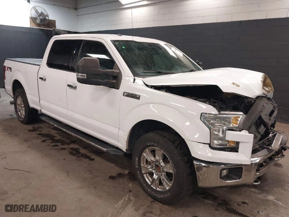2015 Ford F-150 XLT w/HD Payload Pkg with VIN 1FTFW1EF8FKF09732, listed as a IAAI auction lot 41064468 with 105,340 mi miles. Bid and sale history available at carsss.com. Image 1.