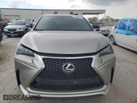 2016 Lexus NX 200t with VIN JTJBARBZ3G2075275, listed as a Copart auction lot 60532975 with 111,237 mi miles and Salvage title. Bid and sale history available at DreamBid. Image 5.