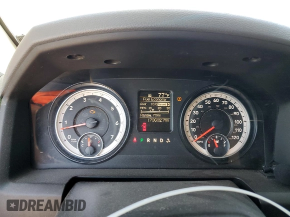 2014 Ram 1500 Express with VIN 1C6RR6FT2ES413400, listed as a Copart auction lot 64203755 with 173,602 mi miles and Salvage title. Bid and sale history available at DreamBid. Image 9.