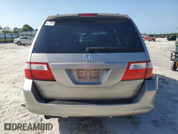 2007 Honda Odyssey EX-L with VIN 5FNRL387X7B043046, listed as a Copart auction lot 52604635 with 228,961 mi miles and Salvage Title. Bid and sale history available at carsss.com. Image 6.